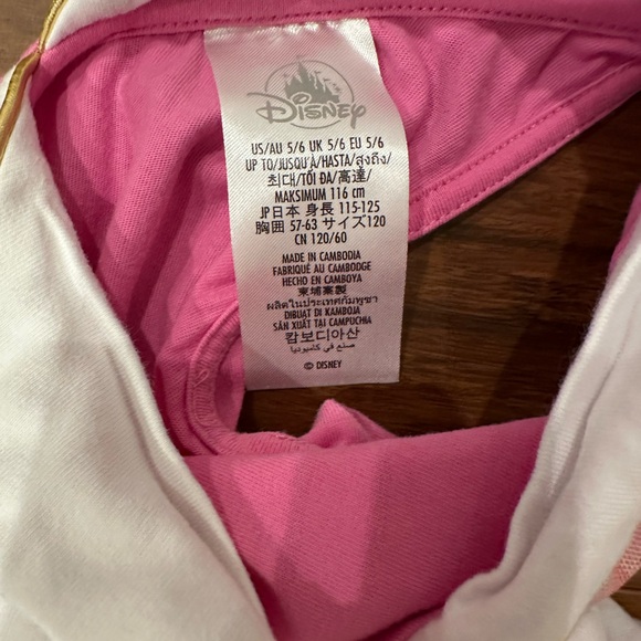 Disney Park Cotton Soft Aurora Dress size 5/6 - Picture 3 of 3